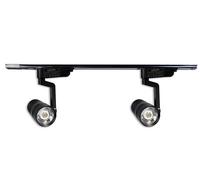 Kit 2 faretti led cob 20w e 30w su binario proiettore nero 3000k 4000k 6500k [EEK: A++]