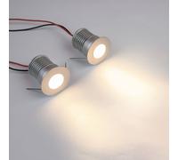 Kit 2 faretti Segnapasso 3W IP44 Colore Bianco Freddo 6.000K