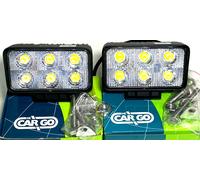 KIT 2 FARI DA LAVORO ALOGENI PER TRATTORE CARRELLI ELEVATORI CAMPER JEEP CAMION