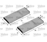 Kit 2 Filtri Abitacolo VALEO per Audi A6