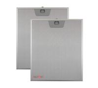 KIT 2 FILTRI ALLUMINIO CAPPE FABER 253X300X8 MM RICAMBIO ANTIGRASSO LAVABILE RES