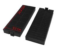 Kit 2 filtri carboni TYPE B rettangolari 24,8 x 9,2 Cm cappa cucina Tecnowind