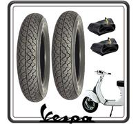 KIT 2 GOMME GOMMA COPERTONE COPERTONI PNEUMATICI COMPATIBILI PER PIAGGIO VESPA 50 SPECIAL - ET3-125 PRIMAVERA - VESPA PK 50-50 XL MISURA 3.00-10 (CAMERE D'ARIA INCLUSE)