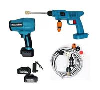 Kit 2 in 1 Mini Soffiatore Turbo Jet + Idropulitrice con Batteria 48V