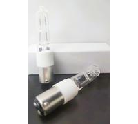 kit 2 LAMPADA LAMPADINA ALOGENA B15D TUBOLARE BAIONETTA BA15D 75 100W 150W dimm [EEK: D]