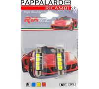 Kit 2 lampade a siluro LED Basso Consumo Luce Super Brillante Alta Riflessione