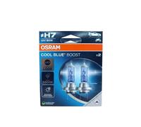 KIT 2 LAMPADE ALOGENE H7 5500K 12V OSRAM LUCE BIANCA COOL BLUE BOOST HYPER WHITE