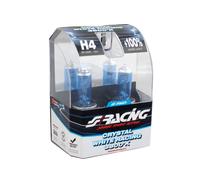 Kit 2 Lampade H4 Effetto XENON 12V 60/55W LUCE BIANCA 3800K SIMONI RACING