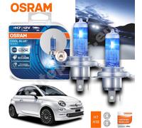 Kit 2 Lampade H7 Osram Lampade Alogene Cool Blue Boost per Fiat 500 dal 2007
