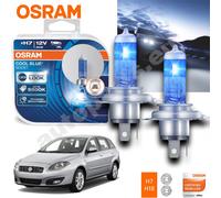 Kit 2 Lampade H7 Osram Lampade Alogene Cool Blue Boost per Fiat Croma dal 2005