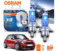 Kit 2 Lampade H7 Osram Lampade Alogene Cool Blue Boost per Mini R50 R52 R53
