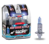 Kit 2 Lampade HID STYLE Luce Effetto Xenon 12V H1 55W 6000K Simoni Racing