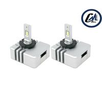 KIT 2 LAMPADE LED D5 ICE WHITE 12V - 6000K CON 6 BIG CHIP LED