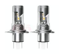 KIT 2 LAMPADE LED H4/H19 RIATEC 6000K 26W ROTAX FAN PER FARI AUTO 2000 LUMENS