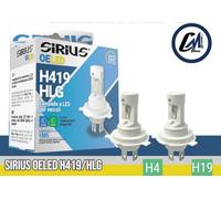 KIT 2 LAMPADE LED SIRIUS H4 / H19 6000K ICE WHITE CHIP HLG3 - XL H419 HLG