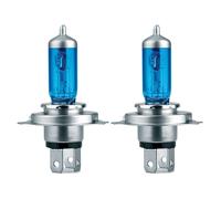 Kit 2 Lampade Plasma White Luce Potente 12V H4 60-55W 4600K Simoni Racing