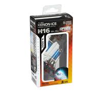 Kit 2 lampadine alogene 12V H16 19W - 5000K Xenon Ice