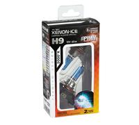 Kit 2 lampadine alogene 12V H9 65W - 5000K Xenon Ice