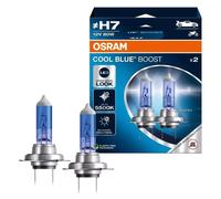 KIT 2 LAMPADINE H7 12V 80W OSRAM 5000K COPPIA PER FARI AUTO 50% PIU' VISIBILITA'