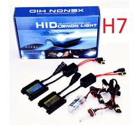 KIT 2 LAMPADINE HID XENON H7-1 FARI XENO PER AUTO MOTO LUCE BIANCA 6000K 55W 12V