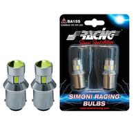 Kit 2 lampadine led BA15s Canbus a 6 led 5W led ultrabianco