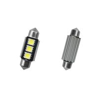 Kit 2 Lampadine led Siluro Warning 3 Microled Bianco 42mm Simoni Racing