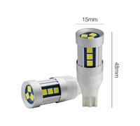 Kit 2 lampadine led T15 CANBUS no polarity 15 led 6500k 10-18V