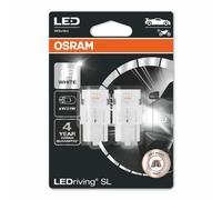 KIT 2 LAMPADINE OSRAM W21W 12V LED-RIVING SL WHITE 6000K EXTRA PERFORMANCE
