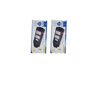 KIT 2 Lampioni Stradali LED 120W con Pannello Solare ☀️ Illuminazione Potente e