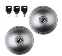 KIT 2 LUCCHETTI SICUREZZA 3 CHIAVI ANTIFURTO MERONI UFO3 SMART DUO GRIGIO ZAMA