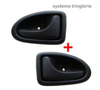 Kit 2 Maniglie Interne Porta Anteriore Sinistra Destra Master 1998-2010 Nero