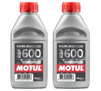 KIT 2 OLIO MOTUL RBF 600 FACTORY LINE DOT 4 PER FRENI E FRIZIONI 500ML 500 ML 10