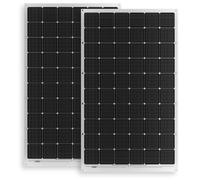 Kit 2 Pannelli Solari Flessibili 315 W Microinverter 350 W e Cavo - Moduli Monocristallini IP67 Ultra Sottili 167×99,6×0,15 cm - Pannello Fotovoltaico Plug and Play da Balcone - Facili da Installare