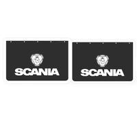 KIT 2 PARASPRUZZI POSTERIORI SCANIA GRIFONE SERIE P R T S G 40X62 CM CON ASTE