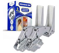 Kit 2 Pezzi Cerniere Frigorifero Incasso Superiore e Inferiore con 2 Viti e 2 Tappi con Codice Originale 5838110300 5838110400 per Beko 221120103/9 per AEG per Electrolux - MONTERAL