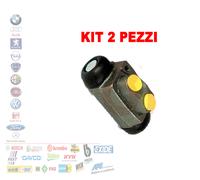 KIT 2 PEZZI CILINDRETTO FRENO per FORD ESCORT 5 6 7 FOCUS 2 ORION SERRA 1.4