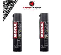 Kit 2 pezzi Grasso Spray per Catena Motul C4 Chain Lube Factory Line 2x 400 ml