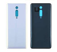 KIT 2 Pezzi N.1 Copri Batteria + 1 biadesivo compatibile per XIAOMI MI9T / MI 9T PRO / K20 / K20 PRO M1903F10G Vetro Posteriore Back Cover Retro Scocca + adesivo (Bianco)