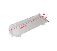 Kit 2 Pezzi | Plafoniera Copertura Lampada Cappa 172 x 67 mm Elica Bauknecht