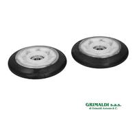 KIT 2 PEZZI RULLO RUOTE PULEGGIA TAMBURO ASCIUGATRICE LG AGM75510754 ORIGINALE