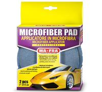 KIT 2 PEZZI SPUGNETTE MICROFIBRA MAFRA APPLICATORE CERA O NANOTECNOLOGICO AUTO