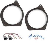 KIT 2 PEZZI SUPPORTI E CONNETTORI CASSE SEAT IBIZA CORDOBA 99>01 ANTERIORI AUTO