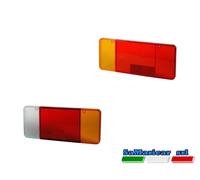 KIT 2 PLASTICHE LENTE FANALE POSTERIORE DX/SX ADATTE A IVECO DAILY 2 01/1990-> 9