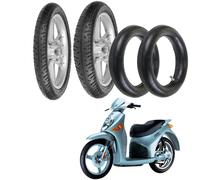 KIT 2 Pneumatici E 2 CAMERE Vee Rubber VRM097 2.75 80 16 / 3.25 80 16 DOT2023