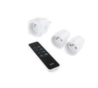 Kit 2 prises ON/OFF et télécommande DiO + Prise DiO Connect Power Meter - WiFi + 433 MHz
