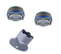 KIT 2 Pz. AERATORE FILTRO ROMPIGETTO CACHE CASCADE SLC STD/M 24 X 1 NEOPERL CON CHIAVE (Conf. 3 pz.)