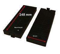 Kit 2 PZ Filtri per Cappa Tecnowind 248 x 92 mm H 24 mm by Marel Shop®