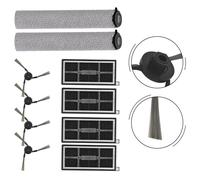 Kit 2 Rolling Mop 4 Filtri 4 Spazzole Laterali per MOVA per s70 Ultra Roller