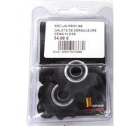 Kit 2 Rulli Deragliatore CEMA 11 DTS Neri Per 9/10/11 Velocità Neuf