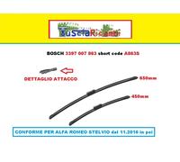 Tergicristallo per parabrezza BOSCH 3 397 007 863, Aerotwin A863S Lunghezza 650+450mm, 2 pezzo